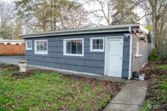 Entrance to Garage