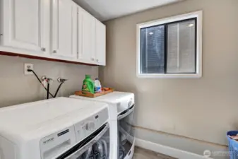 Laundry room.