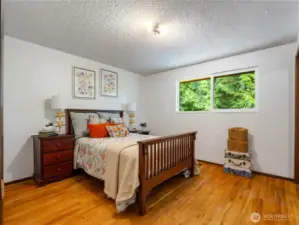 The home has original hardwood floors in many of the rooms which gives it a solid feel.