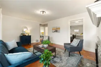 Accents the easy layout of the home.
