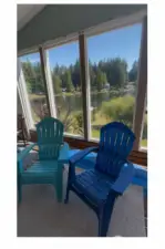 View from Sunroom off of upper deck