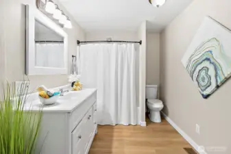 Full bath on main floor