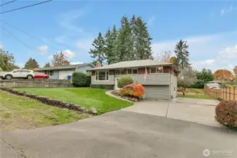 The home has no garage but there is plenty of room to build one. My mortgage partner has a loan program that will allow you to include the cost of the garage construction into your loan