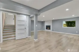Downstairs family room  Potential rental or perfect for a extended family