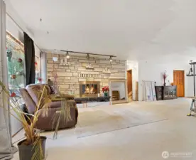 Living from entry way