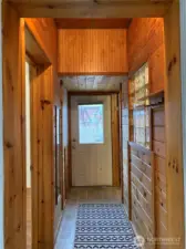 Door going to the backyard