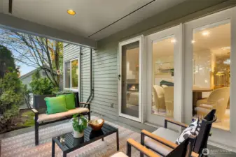 Balcony off the Primary & the Living Room