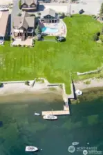 Clubhouse, Pool, and Dock.