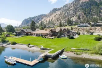 Dock and beautifully maintained Common Area.