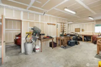 Additional 800+ Square Foot 2 Car Detached Garage/Shop