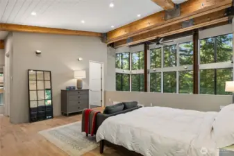 Sleep in your own private room in the trees every night.