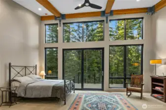 Guest Cabin above Garage.