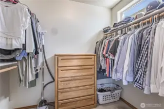 Primary closet