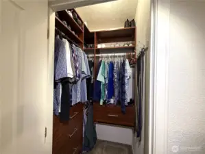 Closets all fitted with custom California closets