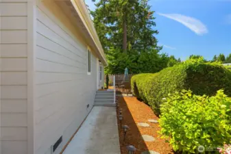 Nicely landscaped with beautiful perennial plantings.