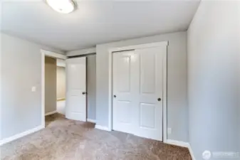 2nd bedroom with closet.