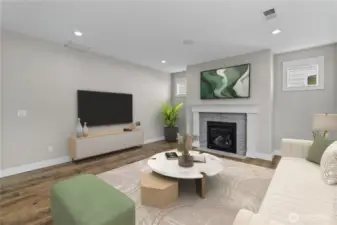*Virtually Staged* Living Room.