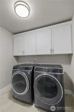 Upper-Level Laundry for Convenience with Abundant Storage.