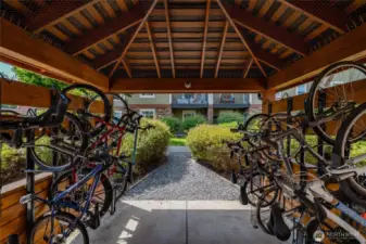 Rental bike storage