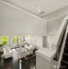Great room from stairs