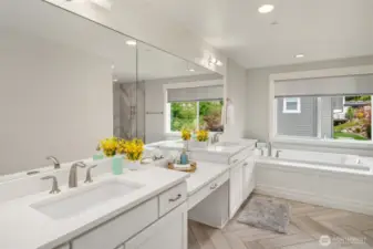 Upper level main suite bathroom