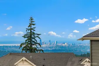 Magnificent views over Newcastle, Bellevue, and Seattle