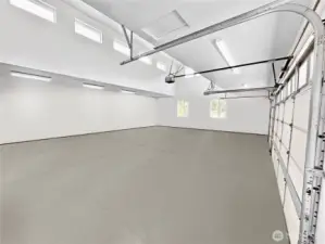 Detached garage...the personal items have been removed in this photo.