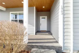 Well maintained home with mature landscaping and sprinkler system