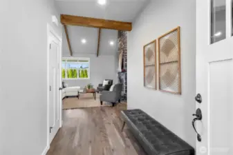 Light and bright entry