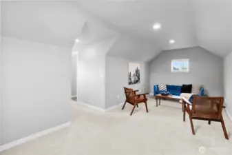 Bonus room perfect for office space or media room