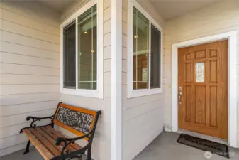 Corner windows from the kitchen allow plenty of natural light in to optimize your cooking experience.