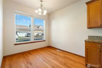 Plenty of room in the dining room.