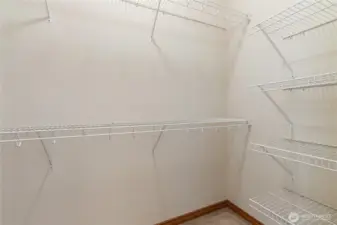 Large Primary Walk-In Closet.