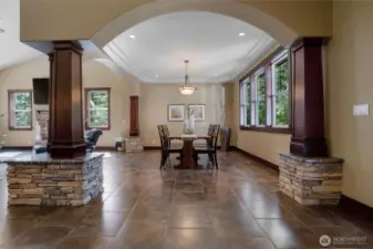 Main House - open dining area