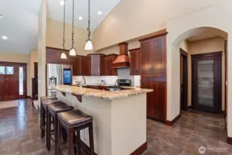 Main House -open concept kitchen with eating bar/ smart refrigerator / top of the line appliances