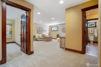 Main House - upstairs - overlooking the rec-room