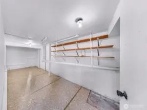 Partial basement - access from back of house.