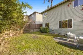 perfect for gardening or outdoor entertaining in the large, fully fenced backyard