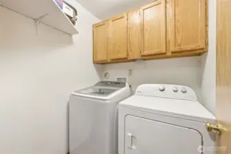 Main floor laundry room