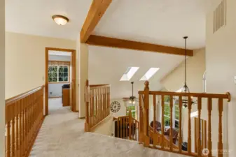 Second floor landing.