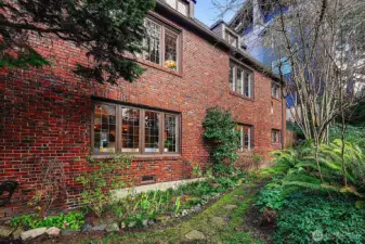 The sunny southern facing bottom floor.
