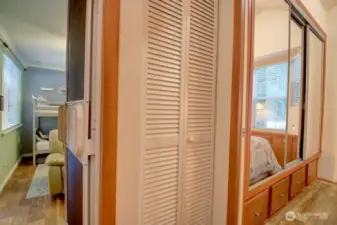 Multiple closets