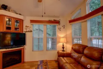 Let in plenty of light with expansive windows