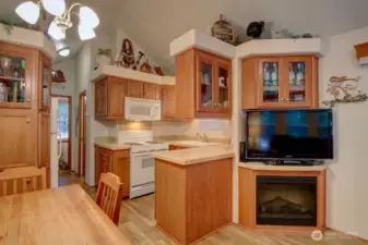 Kitchen and dining area