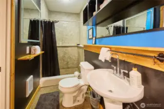 Main floor bathroom in the main home