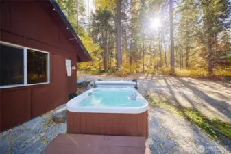 Main home hot tub