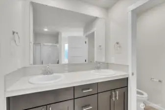 Master Bath Double Sinks