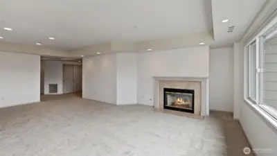 Fresh interior paint and new carpet.