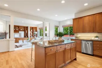 Built-in cabinetry offering generous modern storage solutions