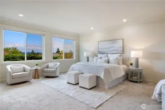 Wake up to sweeping mountain views!